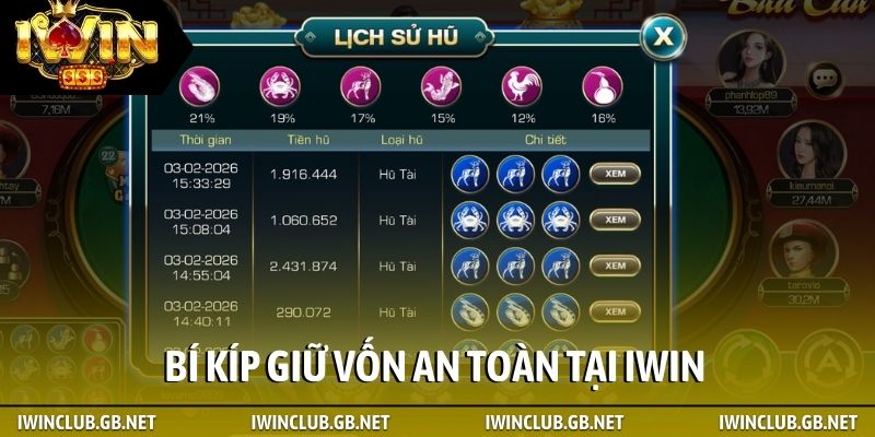 Bí kíp giữ vốn an toàn tại iWin