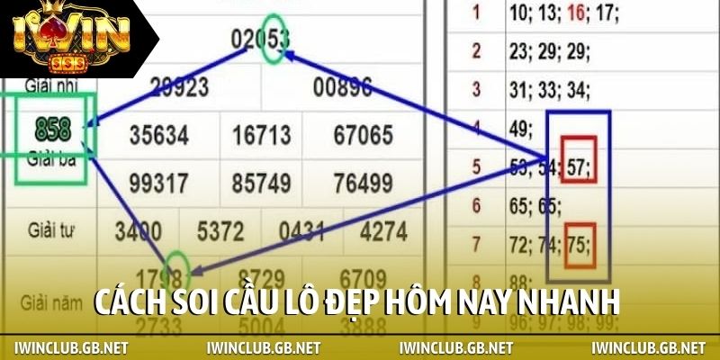 Cách soi cầu lô đẹp hôm nay nhanh