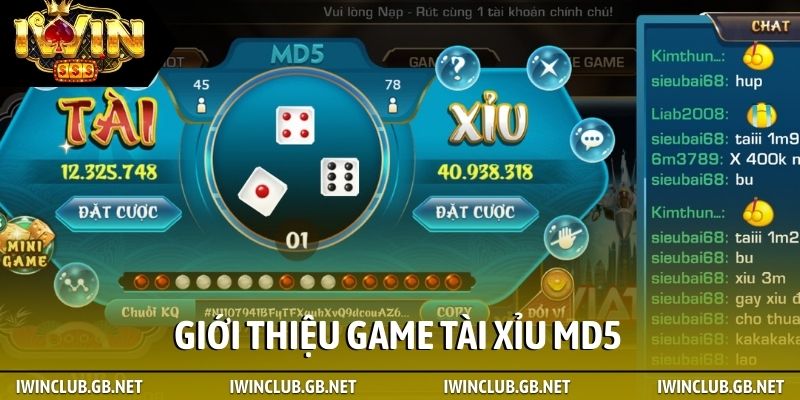 Giới thiệu game Tài xỉu MD5
