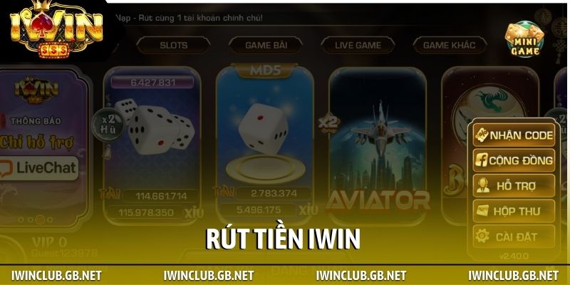 rút tiền iWin